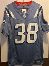Men's Nike NE Patriots Rhamondre Stevenson Rivalries Limited FUSE Jersey Sm NWT