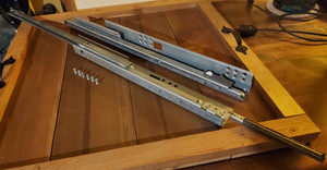 2-Pack Tandembox Plus 558.530 Soft Close Drawer Slide (20") Cabinet Profiles