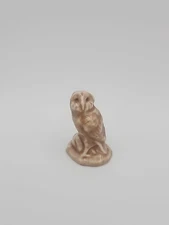 Wade Whimsies Red Rose Tea Brown Owl Mini Ceramic Porclein Figures