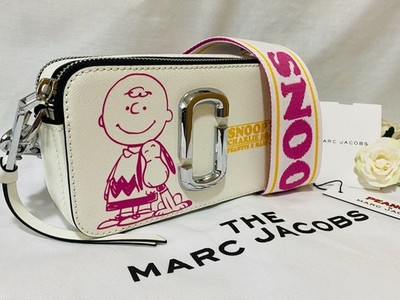 Marc Jacobs x Snoopy Snapshot Camera Bag Chalk White Crossbody Neu
