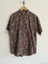 Pretty Green Short Sleeve Shirt Multicoloured Paisley 2XL /XXL