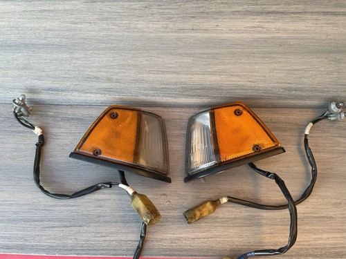 1984-1987 Honda Civic Hatchback 3DR Stanley Factory Corner Lights OEM Rare 1G Si