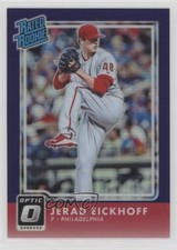 2016 Panini Donruss Optic Rated Rookies Purple Jerad Eickhoff #63 o6n