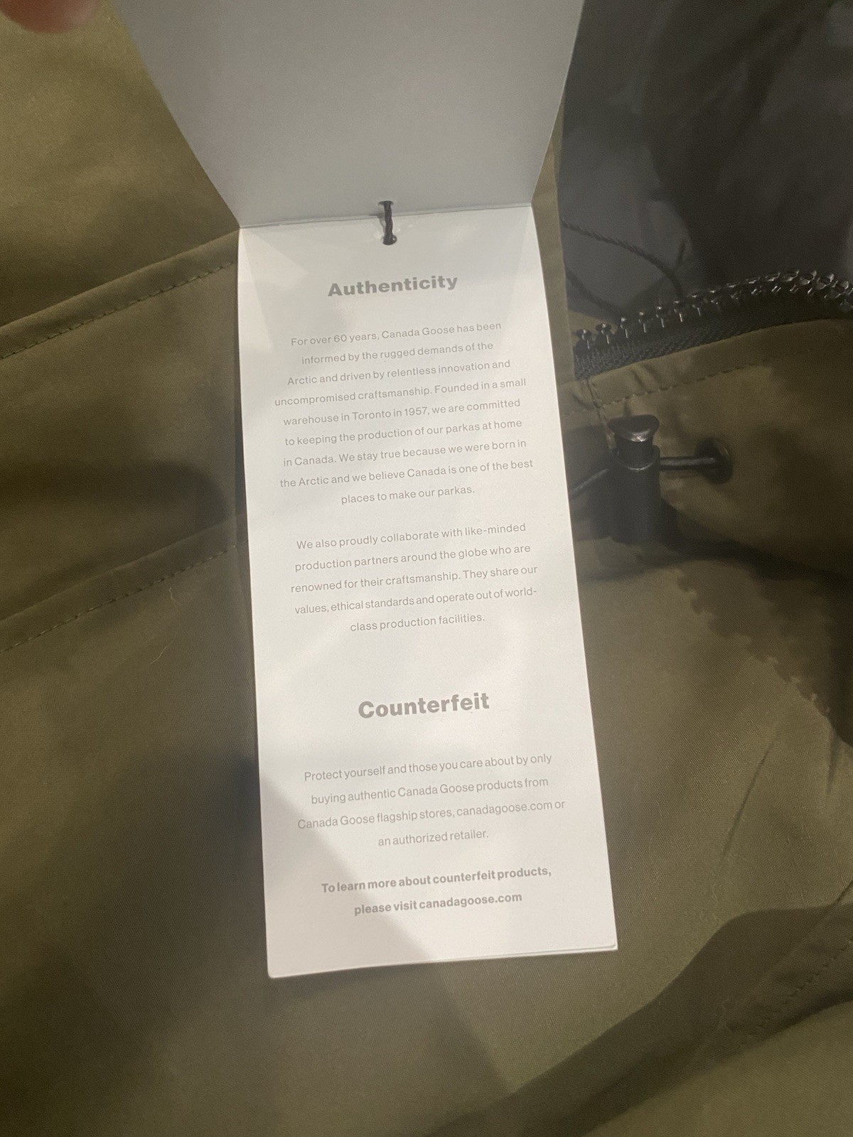 Canada Goose Men’s Chilliwack Bomber Jacket Military Green XS NWT thumbnail 12