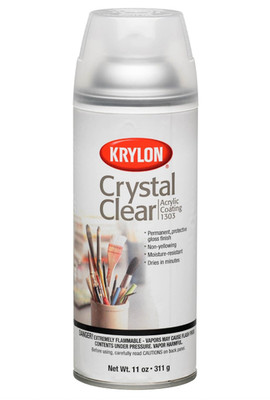NEW Krylon Triple Thick Clear Glaze Aerosol Spray - High-Gloss (I00500A00)