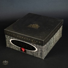 Vintage 1960s Resistol Square Hat Box w/ Insert Fedora Storage