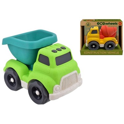 Eco Wheels Bio Kunststoff Baufahrzeug 16 cm (Farben variieren)