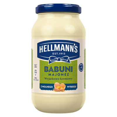 8720182799821 Hellmann's Majonez Babuni 340 ml Unilever Sp. z o.o.