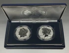 2025 Morgan and Peace Dollar Reverse Proof Two-Coin Set New Limited *In Hand*