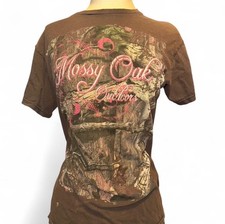 Pink Camouflage Mossy Oak Short Sleeve T-shirt Hunting Apparel