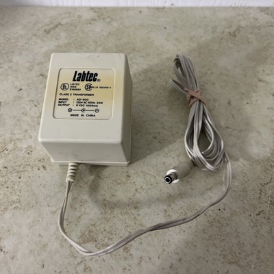 Labtec AD-800 AC Adapter 9vdc 1a 1000ma Speaker Barrel Wall
