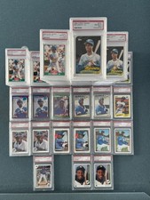 Massive PSA Graded Baseball Card Lot Griffey McGwire Bonds Ripken Many PSA 8 & 9