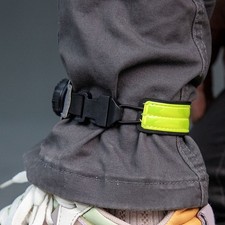 Sports Cuffs Fastener Bands Reflective Safety Stretchy Ankle Straps for Cycling