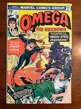 OMEGA THE UNKNOWN # 1 VG MARVEL COMICS 1976 MVS INTACT