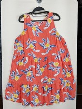 Old Navy Sleeveless Floral Sundress Size XL Hawaiian Summer Beach