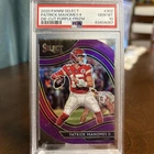 2020 Panini Select - Field Level Patrick Mahomes 302 Purple Prizm Die-Cut PSA 10