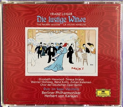 Lehar: Die lustige Witwe - Herbert von Karajan Remastered 2 CD Set 1992 DG