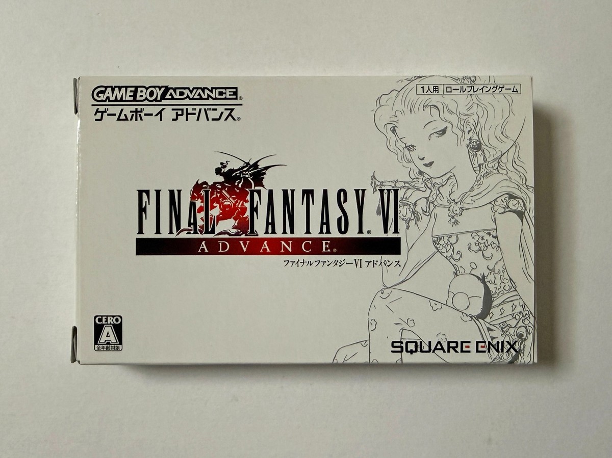GBA Final Fantasy 6 VI Advance Nintendo GameBoy RPG Game Boy Japan