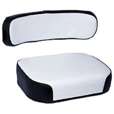 2 Piece Tractor Seat Cushion Set For Oliver / White