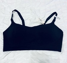 NEW Aerie SMOOTHEZ Bra-ish COMFORT Wireless Bralette Black Buttery Soft Medium