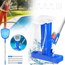 Pool Vacuum Cleaner Pool Cleaning Kit with Telescopic Pole Paddling Pool Cleaner