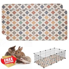 Guinea Pig Pee Pads Washable Reusable Absorbent Cage Liner 24"x48"