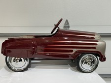 1950's Murray Sad Face Pedal Car with Custom Hot Rod Paint Job Chrome Wheels