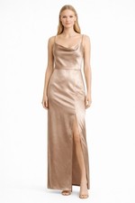Jenny Yoo Sylvie Maxi Dress Size 0 Champagne Color 