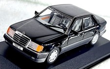Minichamps 1 43 Mercedes Benz 500E V8 W124 Blue Black Minichamps Mercedes Benz E