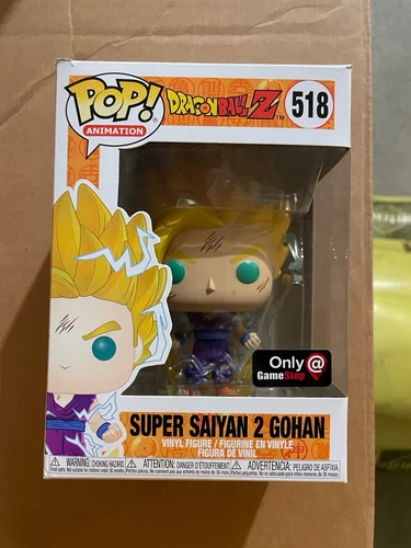 Funko Pop! Vinyl Dragon Ball Z Super Saiyan 2 Gohan Exclusive GameStop DBZ 518