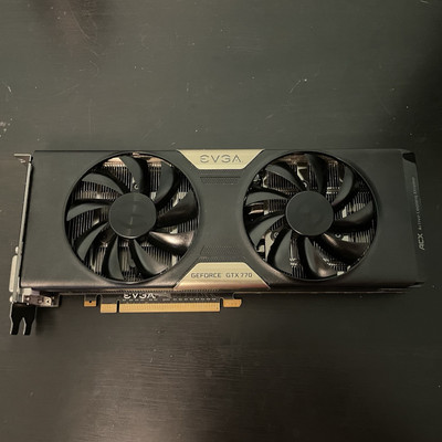 Mac Pro 5,1 EVGA Nvidia GeForce GTX 770 SC Metal Mojave OCLP Graphics Card GPU 