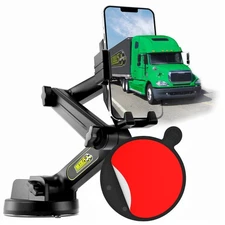 Phone Mount for Truck Phone Holder for Truck - Heavy Duty Suction Cup + Dashb...