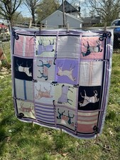 Vintage Suzhichou Pony Scarf Hobby Horse Stallion Equestrian Square 35"X35  