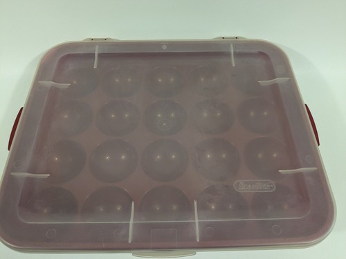 Sterilite 3.5” Ornament Storage Case Holds 20 Ornaments Christmas Container - Picture 3 of 10