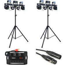 Chauvet DJ Dual Gig Bar Move  ILS 5-in-1 LED Lighting System Bundle