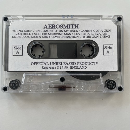 Aerosmith Cassette Live In England 8/19/90 Donnington Festival Fan Club Tape - Picture 3 of 8