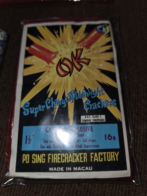 LABEL ONLY!! PER Ebay OK  16s firecracker LABEL Dot C