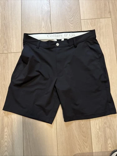 Colllars and Co  Men’s Large 7 Inch Pull On Performance Shorts Black New No Tags