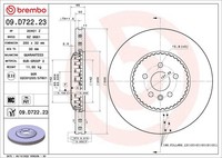 2X Brembo Bremsscheiben Vorne Passend FüR Land Rover Range Ly_ L560