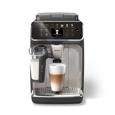 Philips 4400 LatteGo Fully Automatic Espresso Machine, Black Chrome - EP4447/90