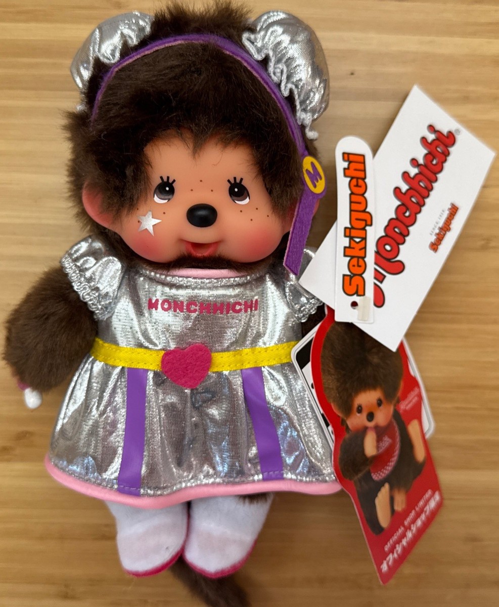 Monchhichi Idol Girl Limited Edition Plush Doll By Sekiguchi JAPAN