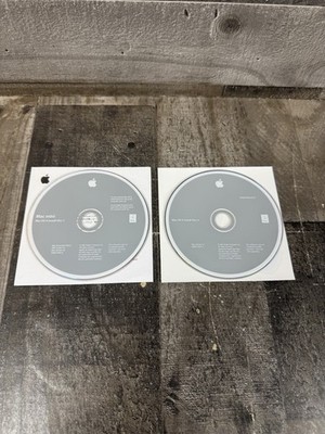 Vintage Apple Software OS X 10.4.2 Tiger 2 Discs Complete CD Set