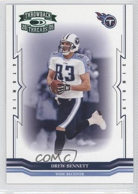 2005 Donruss Throwback Threads Atomic Century Proof Green /175 Drew Bennett 1i0