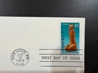 1989 Artcraft FDC First Day Cover - Carves figures - First Day of Issue Oct 12 — photo 3