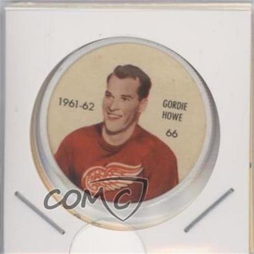 1961-62 Shirriff/Salada Coins Gordie Howe #66 HOF 0j49