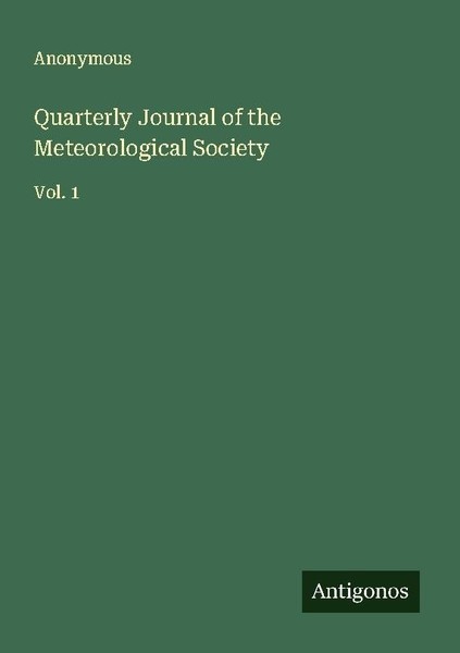 Quarterly Journal Of The Meteorological Society Anonymous-image