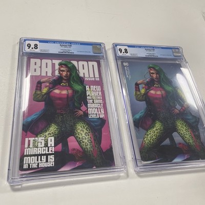 Batman #108 2021 CGC 9.8 1st App. of Miracle Molly X2 Variants **Cases cracked**