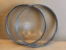 Schwinn Cruiser 26 S-2 Rims Hoops Pair Rechromed But Poor Condition 36 Hole
