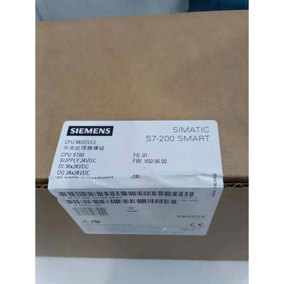 New Siemens 6ES7288-1ST60-0AA1 6ES72881ST600AA1 SIMATIC S7-200 SMART CPU ST60 - Image 3 of 4