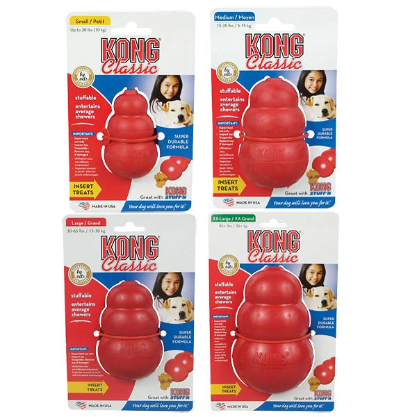 Kong Classic Dog Toy, Red, Small